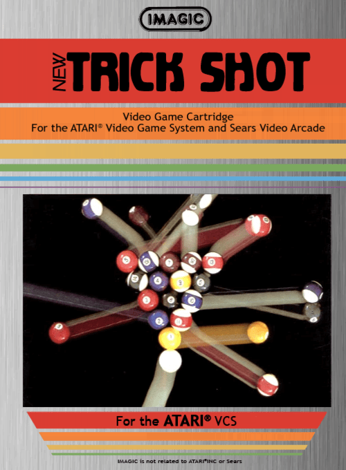 Trick Shot box art for Atari 2600